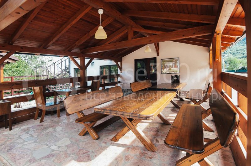 Гостиница Вершина, Краснодар, Гуамка, летнее кафе 1